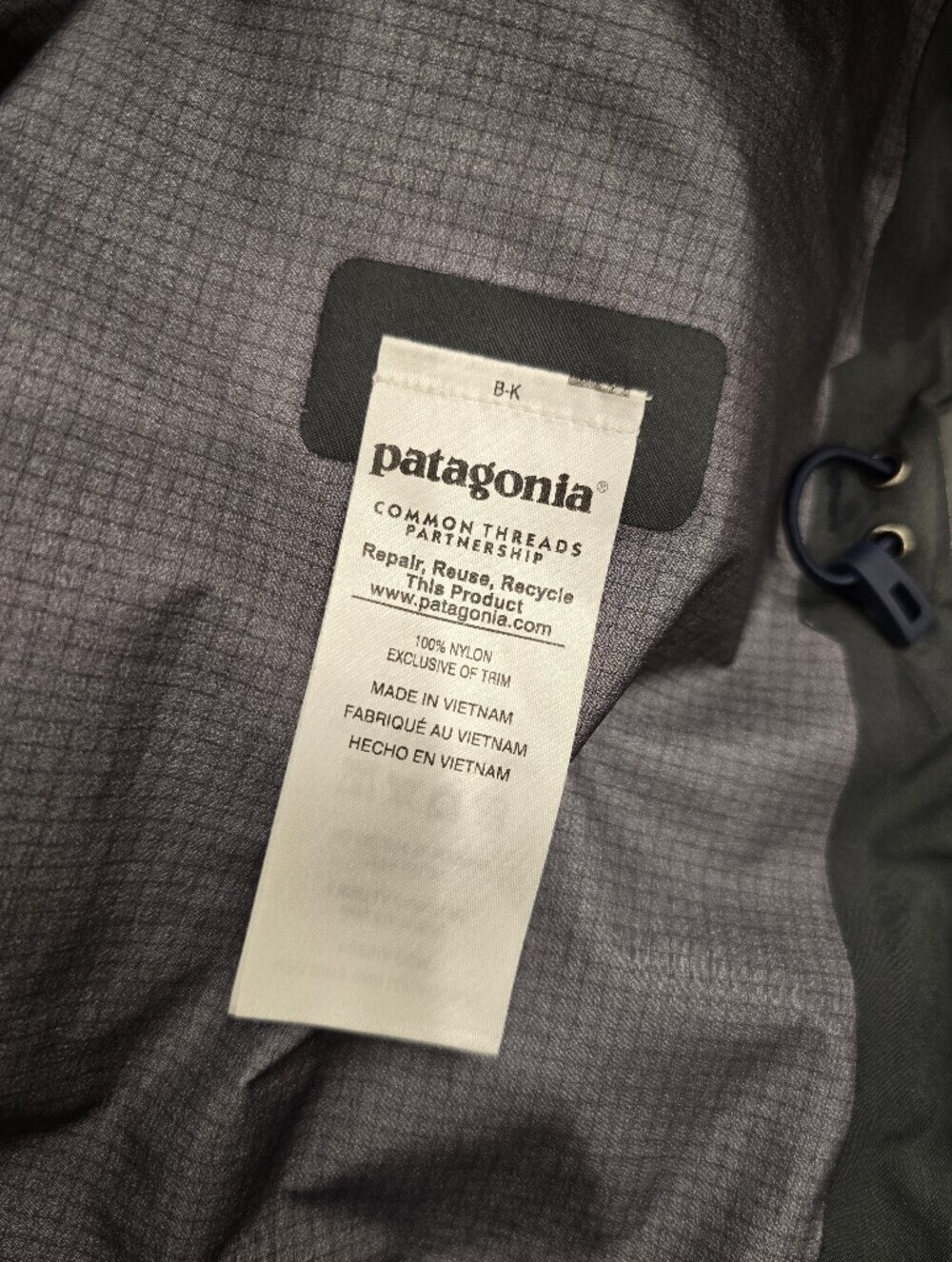 Patagonia Super Alpine Jacket- Men's Navy Blue/Grecian Blue-x-Small - Picture 8 of 9